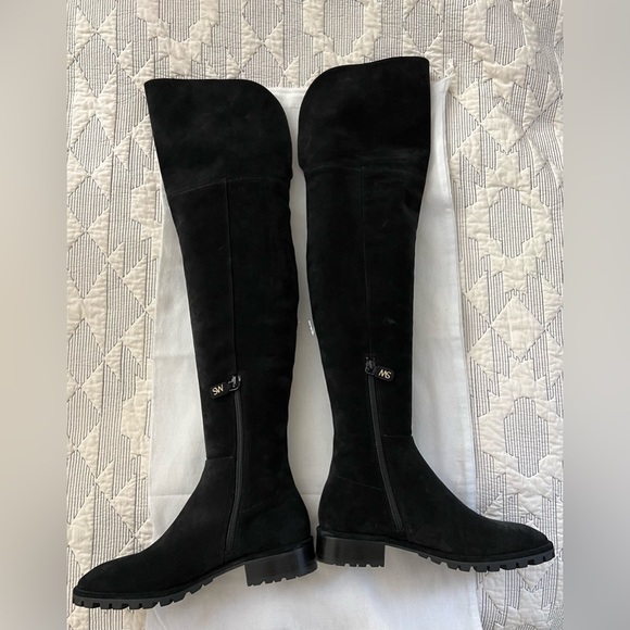 STUART WEITZMAN Amber Suede Over The Knee Boots - Picture 11 of 16